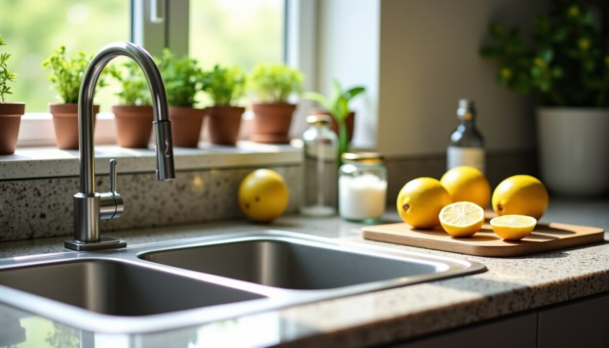 Évier de cuisine bouché ? Découvrez des astuces naturelles et solutions simples pour le déboucher efficacement