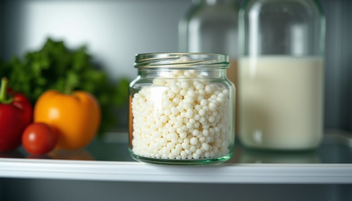 Combien de temps peut-on conserver les grains de kéfir au réfrigérateur ?