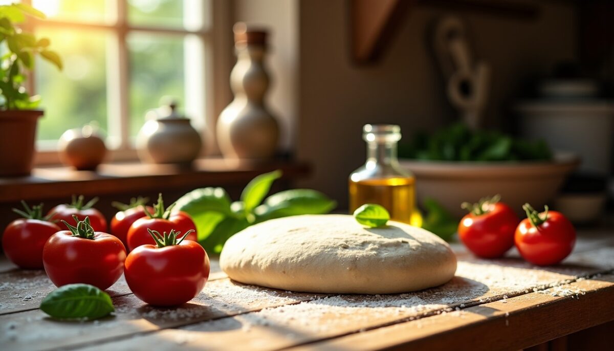 Recette traditionnelle italienne pour une pâte à pizza maison ultra moelleuse Recette traditionnelle italienne pour une pâte à pizza maison ultra moelleuse