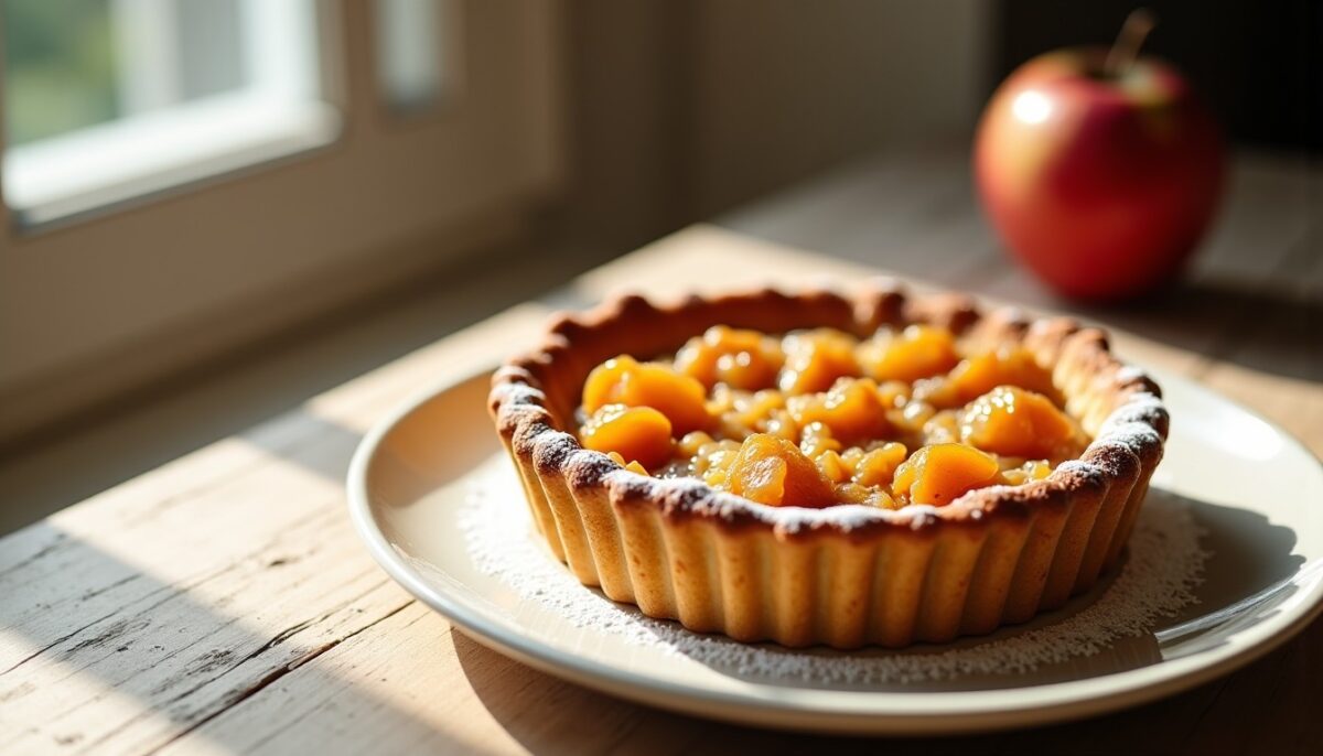 Délicieuse tarte à la compote de pommes : une recette rapide et ultra simple